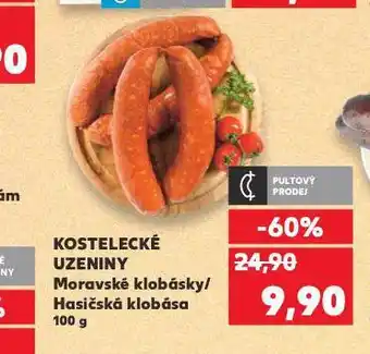 Kaufland Moravské klobásky nabídka