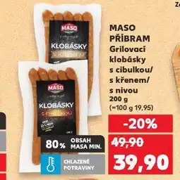 Kaufland Grilovací klobásky nabídka