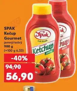 Kaufland Spak gourmet kečup nabídka