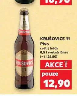 Kaufland Pivo krušovice nabídka