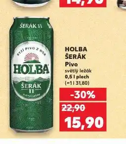 Kaufland Pivo holba nabídka