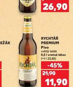 Kaufland Pivo rychtář nabídka