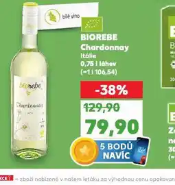 Kaufland Biorebe chardonnay nabídka