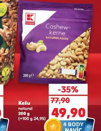 Kaufland Kešu nabídka