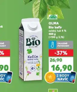 Kaufland Olma bio kefír 4% nabídka