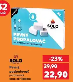 Kaufland Solo pevný podpalovač nabídka