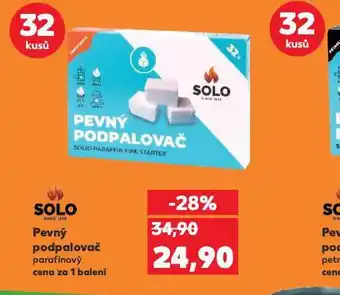 Kaufland Solo pevný podpalovač nabídka
