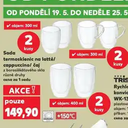 Kaufland Sada termisklenic na cappuccino nabídka