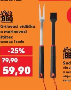 Kaufland Grilovací tyčinka a marinovací štětce nabídka