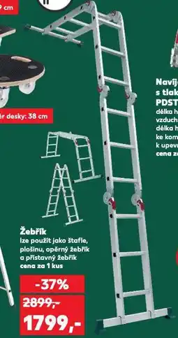 Kaufland Žebřík nabídka