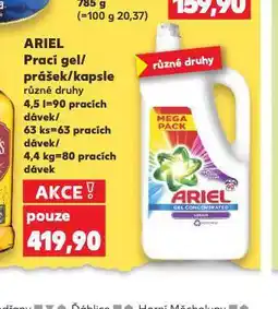 Kaufland Ariel prací prostředek nabídka