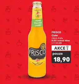 Kaufland FRISCO Cider nabídka