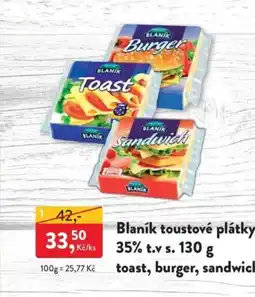 MP Krásno Blaník toustové plátky 35% t.v.s nabídka
