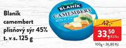 MP Krásno BLANÍK camembert plísňový sýr 45% t.v.s nabídka