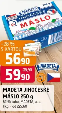 Trefa MADETA Jihočeské máslo nabídka