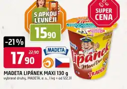 Trefa MADETA Lipánek maxi nabídka