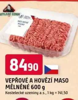 Trefa Vepřové a hovězí maso mělněné nabídka