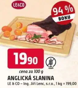 Trefa Anglická slanina nabídka