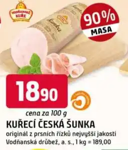 Trefa Kuřecí česká šunka nabídka