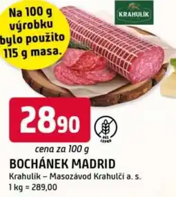 Trefa Bochánek madrid nabídka