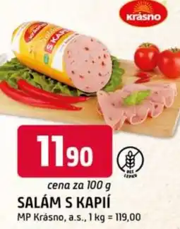 Trefa Salám s kapií nabídka