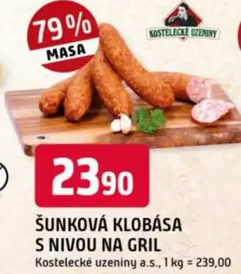 Trefa Šunková klobása s nivou na gril nabídka