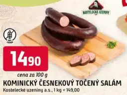 Trefa Kominický česnekový točený salám nabídka