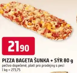 Trefa Pizza bageta šunka + sýr nabídka