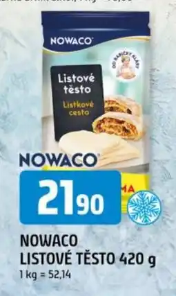 Trefa NOWACO Listové těsto nabídka