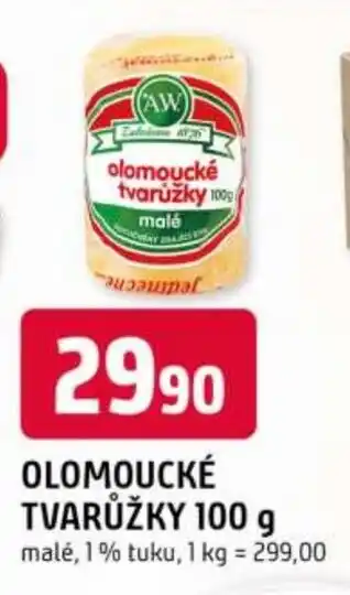 Trefa Olomoucké tvarůžky nabídka