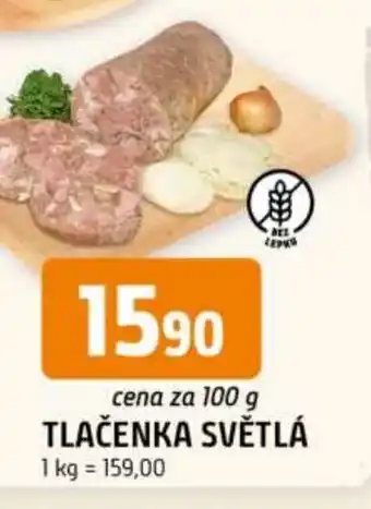 Trefa Tlačenka světlá nabídka