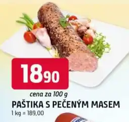 Trefa Paštika s pečeným masem nabídka