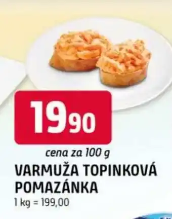 Trefa Varmuža topinková pomazánka nabídka