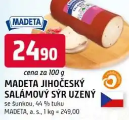Trefa MADETA Jihočeský salámový sýr uzený nabídka