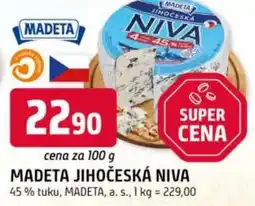 Trefa MADETA Jihočeska Niva nabídka