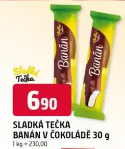 Trefa Sladká Tečka banán v čokoládě nabídka