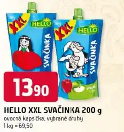 Trefa HELLO XXL Svačinka nabídka