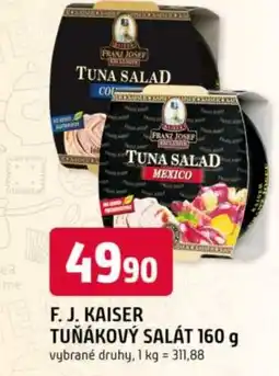 Trefa F. J. KAISER Tuňákový salát nabídka