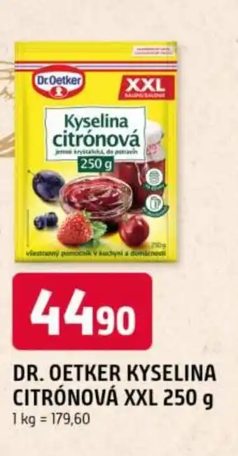 Trefa DR. OETKER Kyselina citrónová XXL nabídka