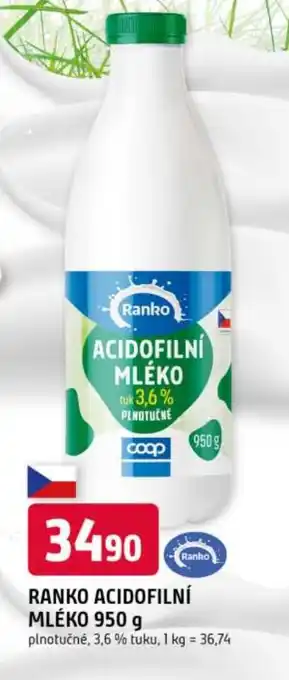 Trefa Ranko Acidofilní mléko nabídka