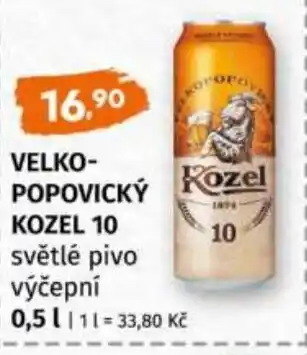 Trefa Velkopopovický Kozel 10 nabídka