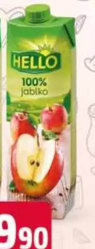 Trefa HELLO 100% jablečná šťáva nabídka