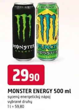 Trefa MONSTER Energy nabídka