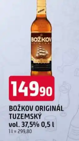 Trefa BOŽKOV Originál tuzemský vol. 37.5% nabídka