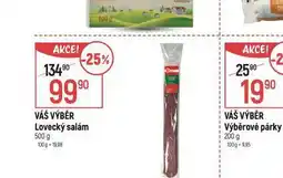 Globus Lovecký salám nabídka