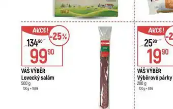 Globus Lovecký salám nabídka