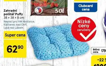 Tesco Zahradní polštář puffy nabídka
