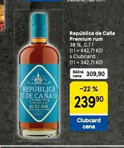 Tesco Republica de caňa premium rum nabídka