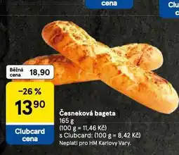 Tesco Česneková bageta nabídka