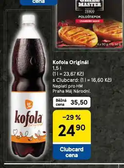 Tesco Kofola originál nabídka